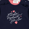 Feetje Longsleeve Smile - Sweetheart - Bubbles & Bo
