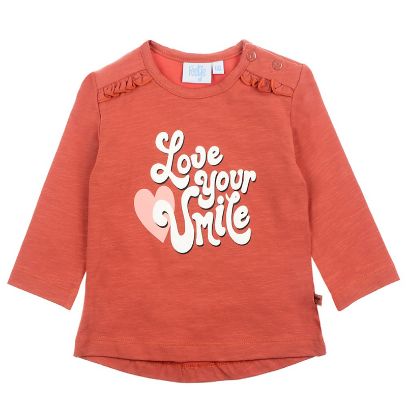 Feetje Longsleeve Smile - Zebra - Bubbles & Bo