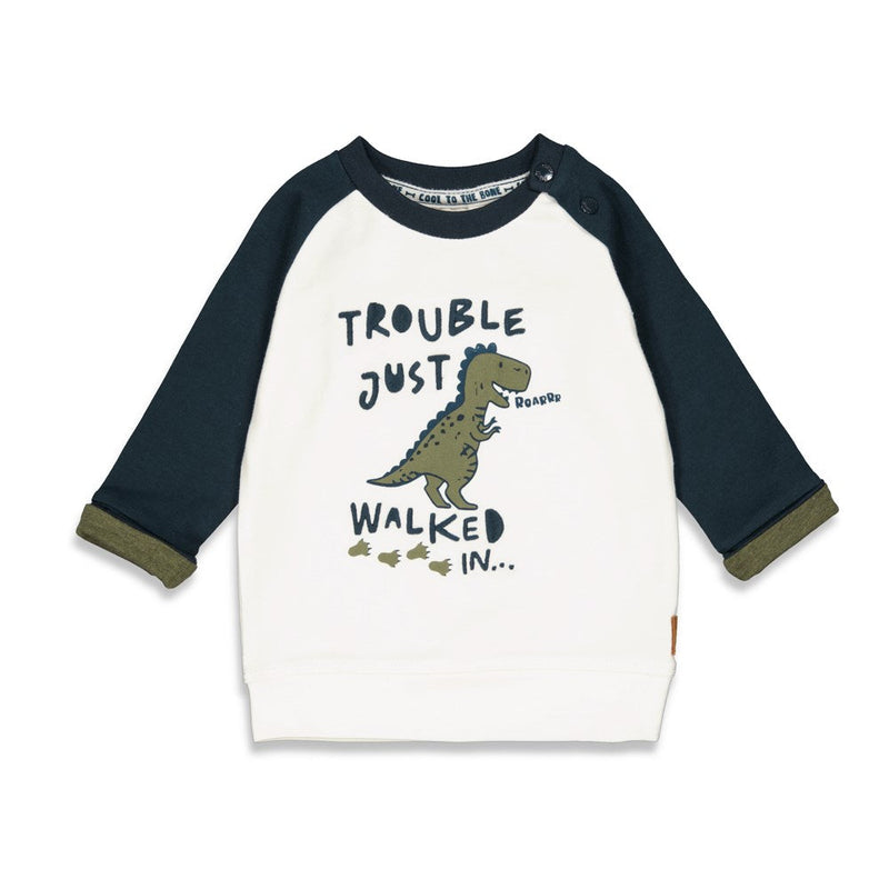 Feetje Longsleeve Trouble - Cool To The Bone - Bubbles & Bo