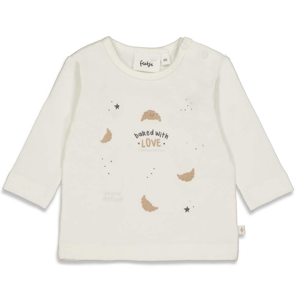 Feetje Longsleeve With Love - Little Croissant - Bubbles & Bo