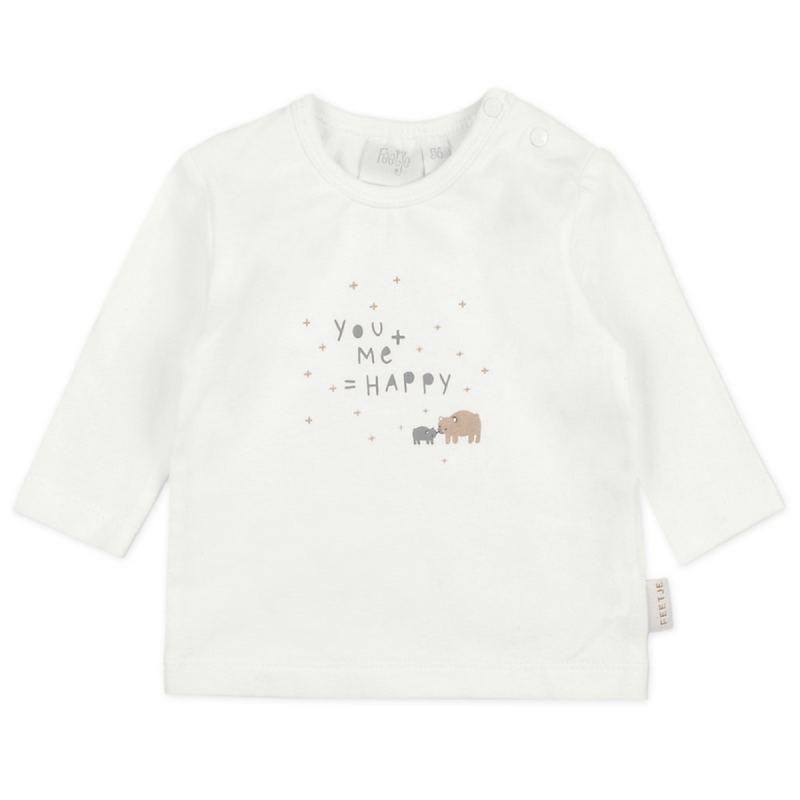 Feetje Longsleeve You+Me - Happy - Bubbles & Bo