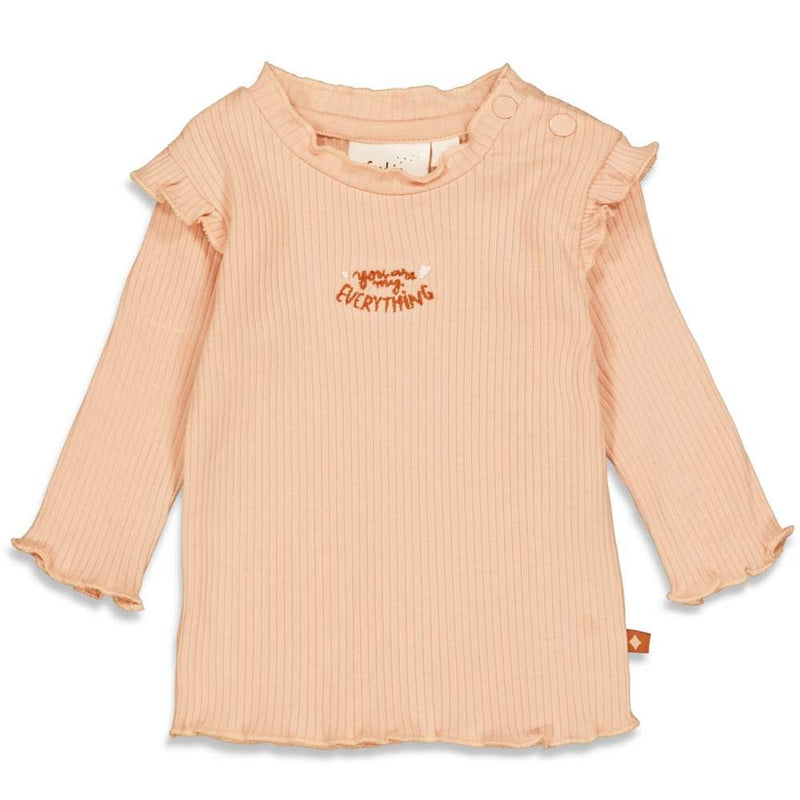 Feetje Longsleeve rib - Love You More - Bubbles & Bo