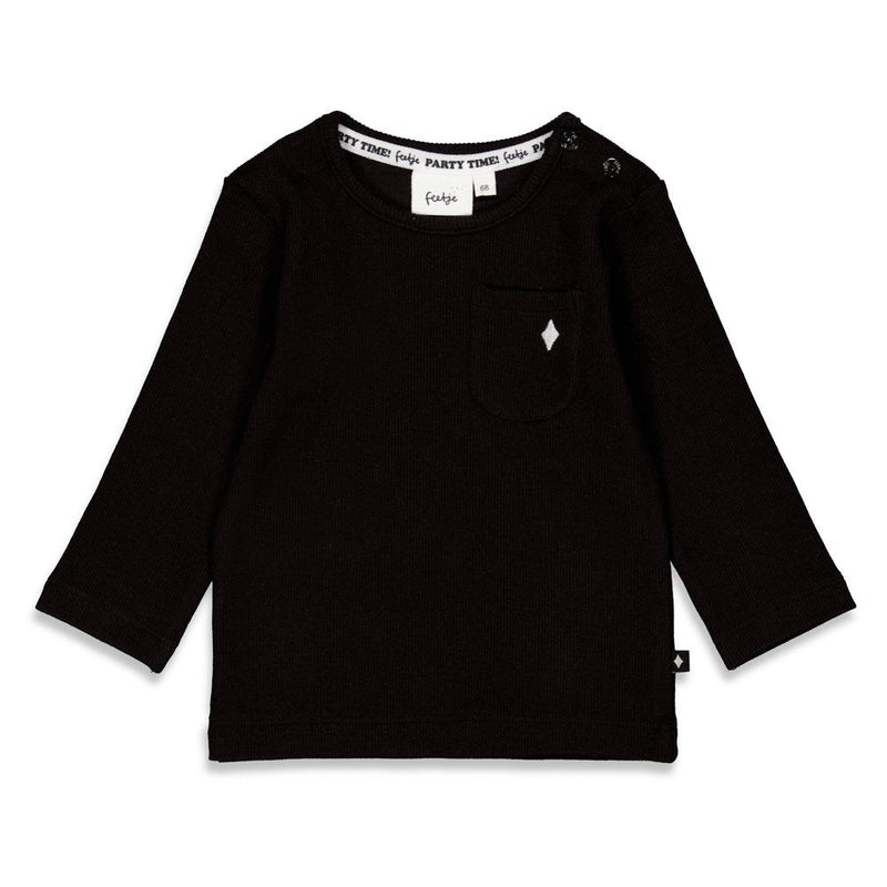 Feetje Longsleeve rib - Mister Party - Bubbles & Bo