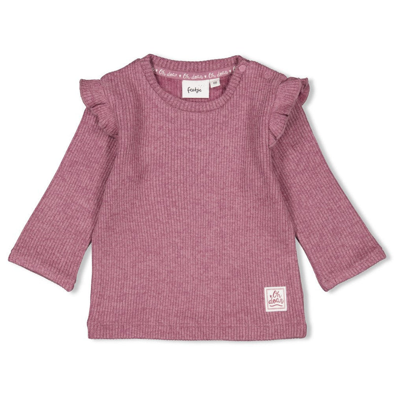 Feetje Longsleeve rib - Oh Dear - Bubbles & Bo
