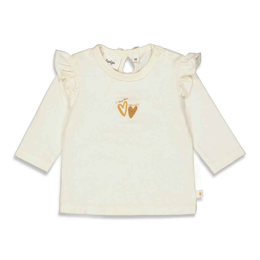 Feetje Longsleeve ruches - Forever