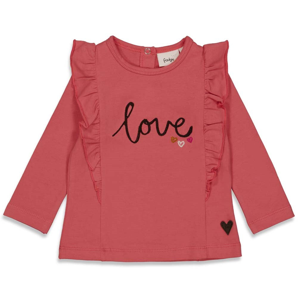 Feetje Longsleeve ruches - Forever Wild