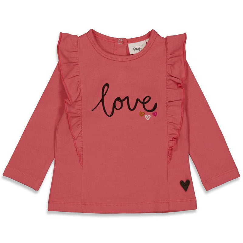 Feetje Longsleeve ruches - Forever Wild - Bubbles & Bo