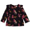 Feetje Longsleeve ruches - Forever Wild - Bubbles & Bo