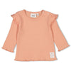 Feetje Longsleeve ruches - Moonlight Flowers - Bubbles & Bo