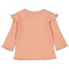 Feetje Longsleeve ruches - Moonlight Flowers - Bubbles & Bo