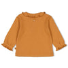 Feetje Longsleeve ruches - My Happy Place - Bubbles & Bo