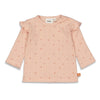 Feetje Longsleeve ruches AOP - So Very Loved - Bubbles & Bo
