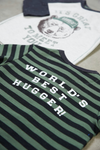 Feetje Longsleeve streep - Bear Hugs - Bubbles & Bo