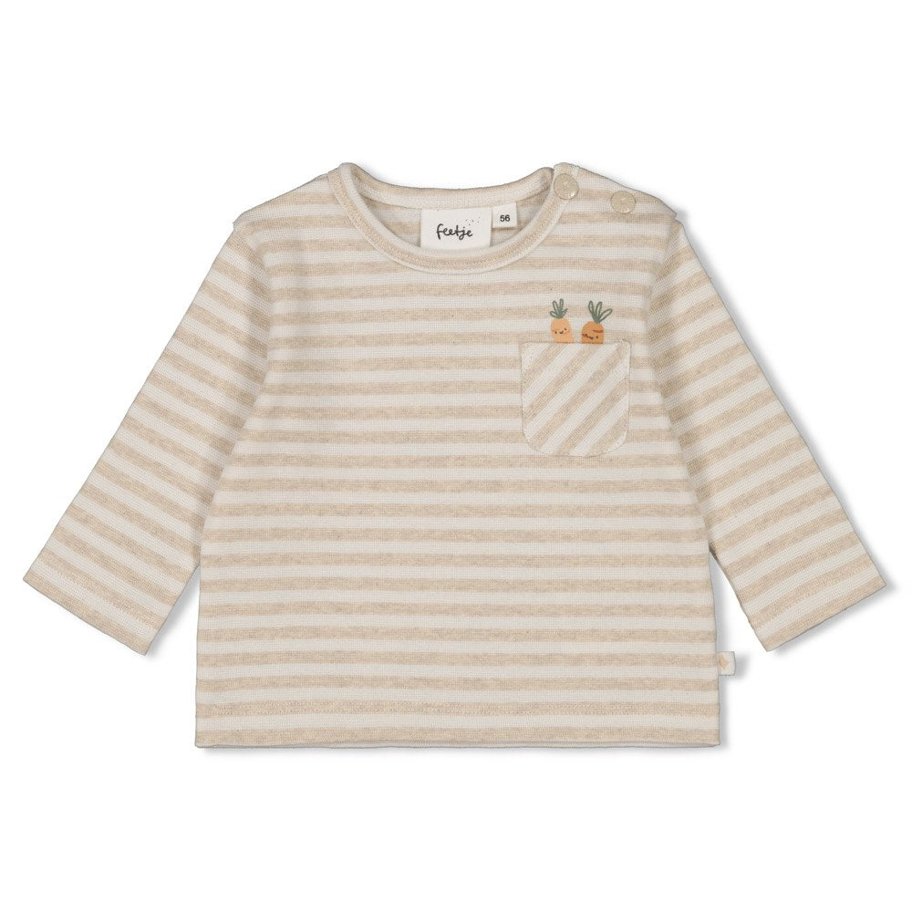 Feetje Longsleeve streep - Eat Your Veggies