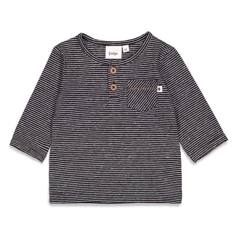 Feetje Longsleeve streep - Hi - Bubbles & Bo