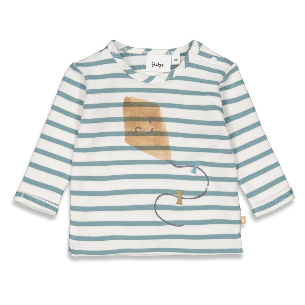 Feetje Longsleeve streep - Keep on Smiling