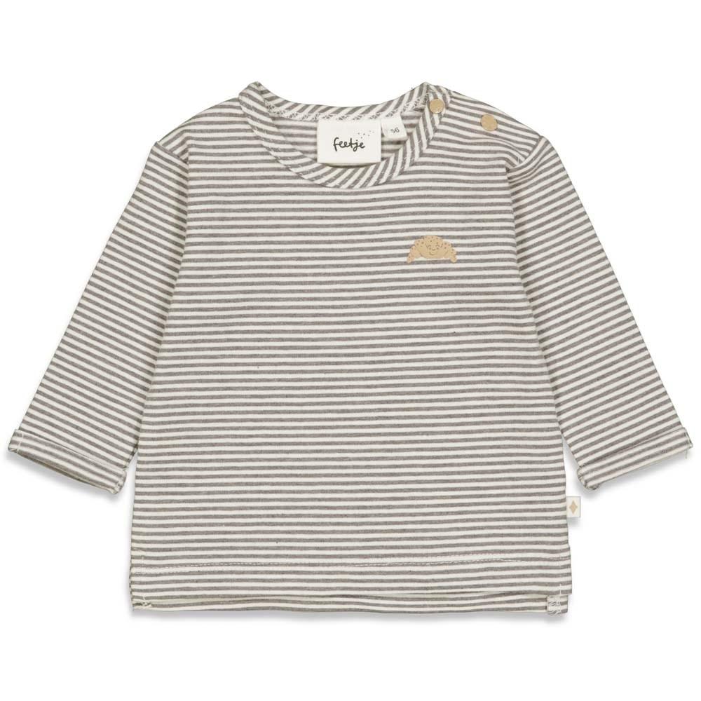 Feetje Longsleeve streep - Little Croissant