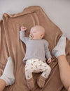 Feetje Longsleeve streep - Little Croissant - Bubbles & Bo