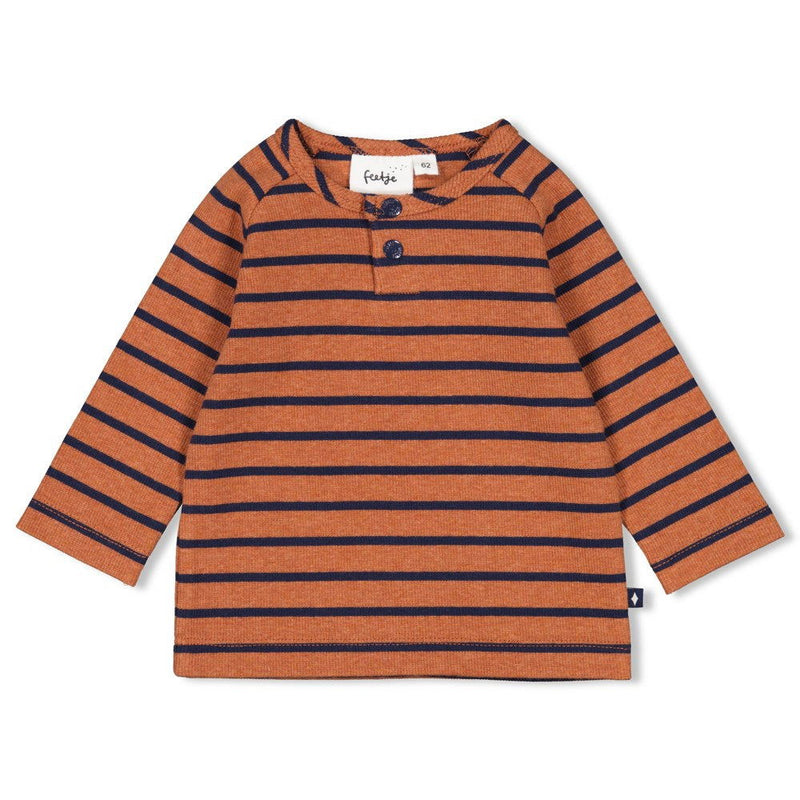 Feetje Longsleeve streep - Looking Sharp - Bubbles & Bo