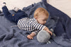 Feetje Longsleeve streep - No Waves, No Fun - Bubbles & Bo