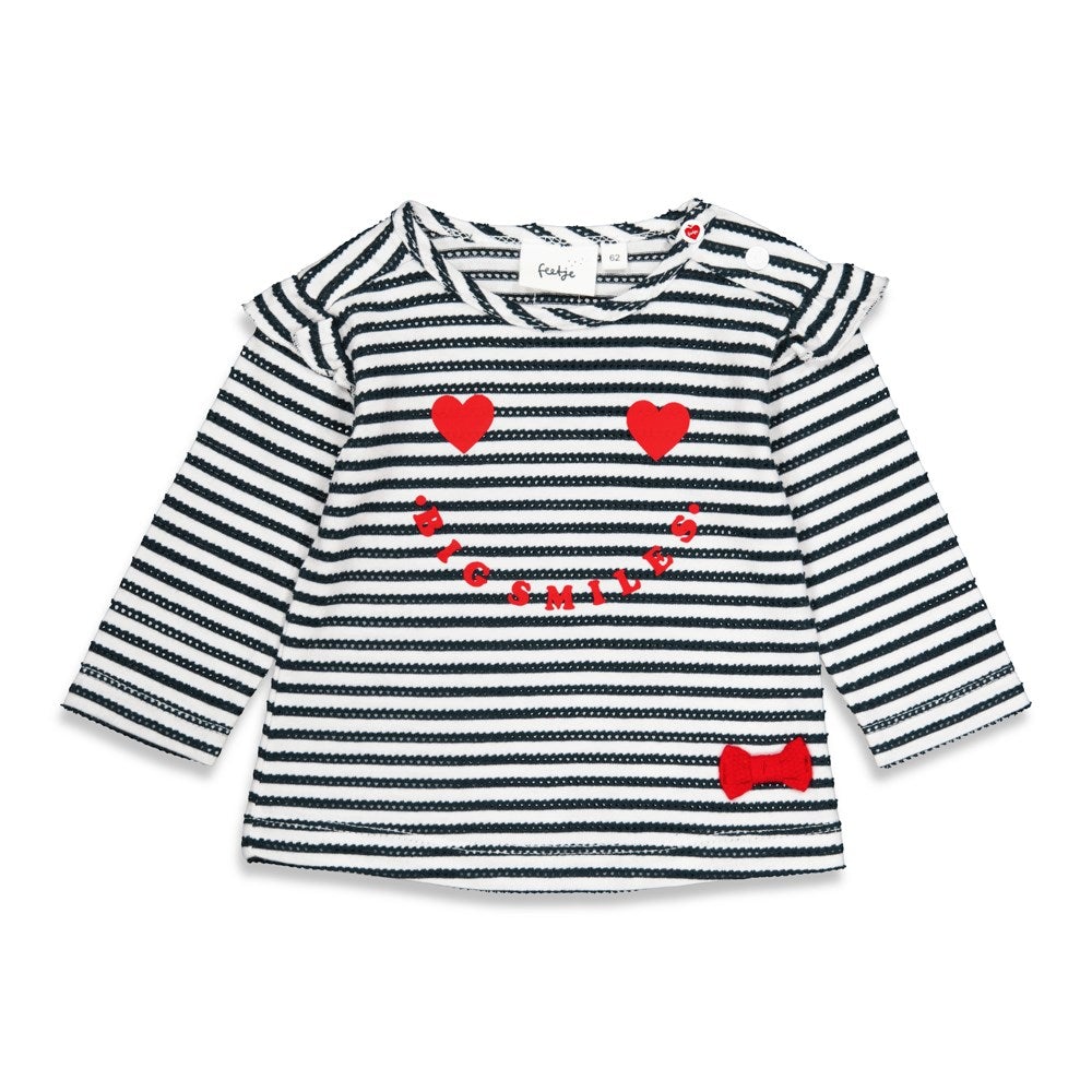 Feetje Longsleeve streep - Pomme D'Amour