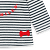 Feetje Longsleeve streep - Pomme D'Amour - Bubbles & Bo