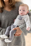 Feetje Longsleeve streep - Sketchy Star - Bubbles & Bo