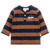 Feetje Longsleeve streep - Smile & Roar - Bubbles & Bo
