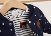 Feetje Longsleeve streep - Smile & Roar - Bubbles & Bo