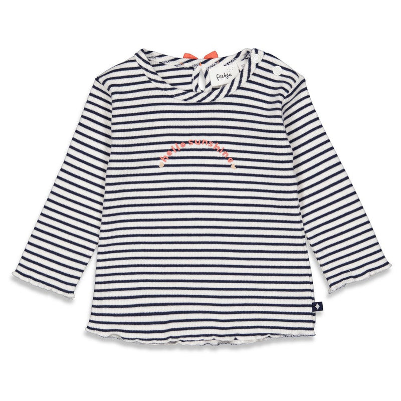 Feetje Longsleeve streep - Sunkissed - Bubbles & Bo