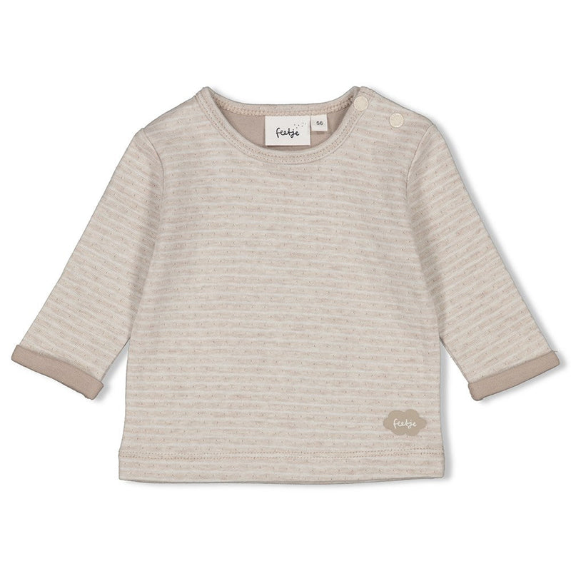 Feetje Longsleeve streep - The Neutrals - Bubbles & Bo