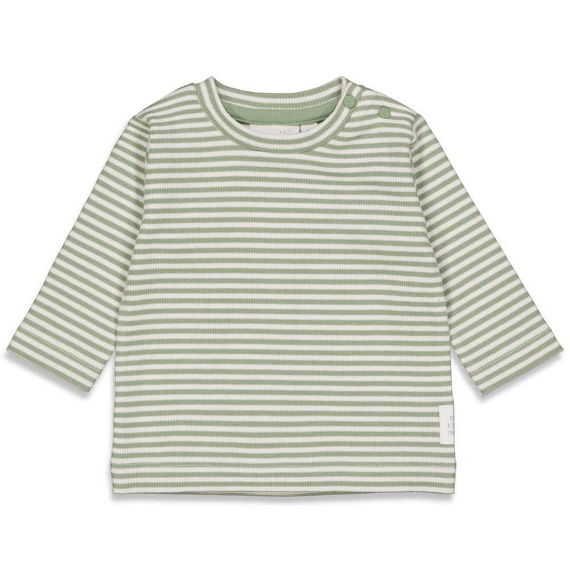 Feetje Longsleeve streep - Welcome to Earth - Bubbles & Bo