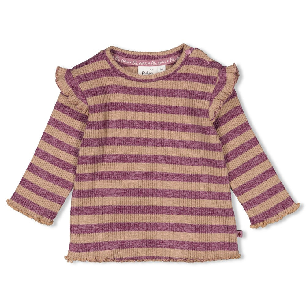 Feetje Longsleeve streep rib - Oh Dear