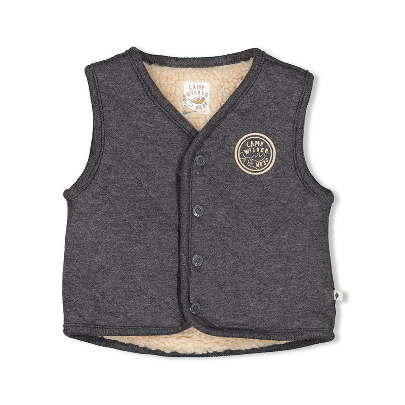 Feetje Omkeerbaar gilet - Camp Wilderness - Bubbles & Bo