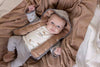 Feetje Omkeerbaar jasje met capuchon - Little Croissant - Bubbles & Bo