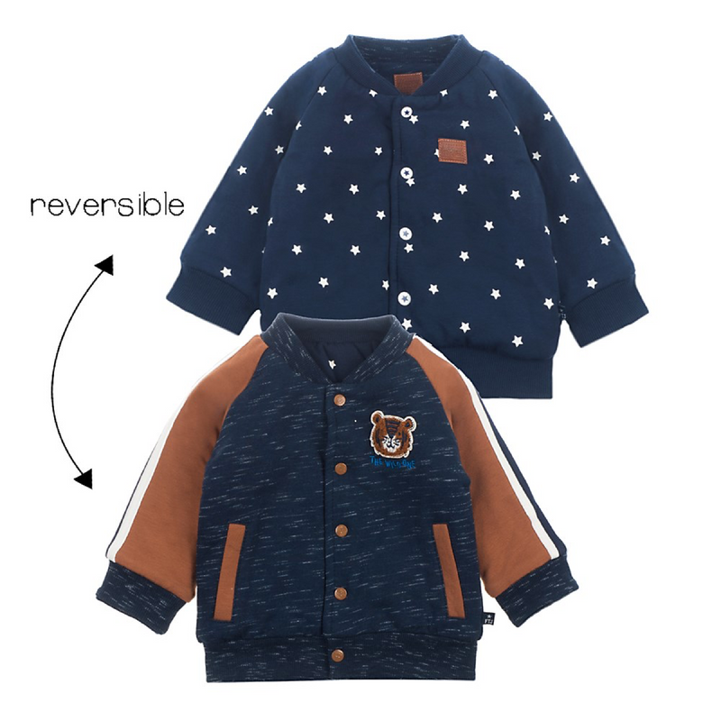 Feetje Omkeerbaar vestje - Smile & Roar - Bubbles & Bo