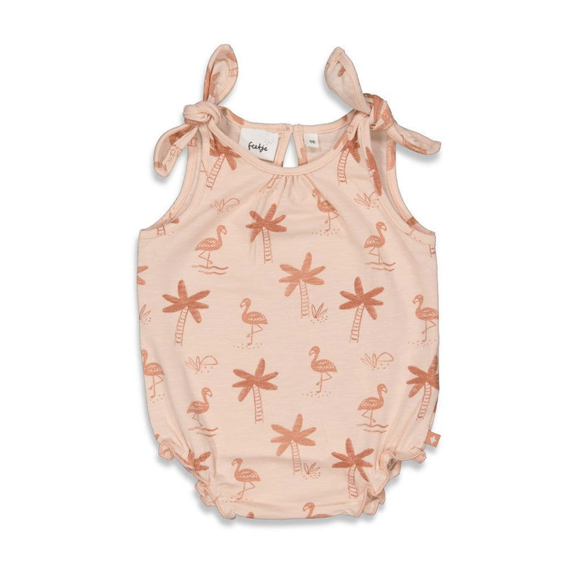 Feetje Playsuit - Flamingo - Bubbles & Bo