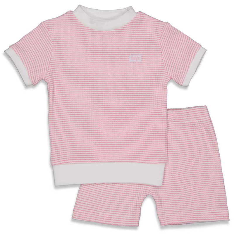 Feetje Pyjama kort wafel - Bubbles & Bo