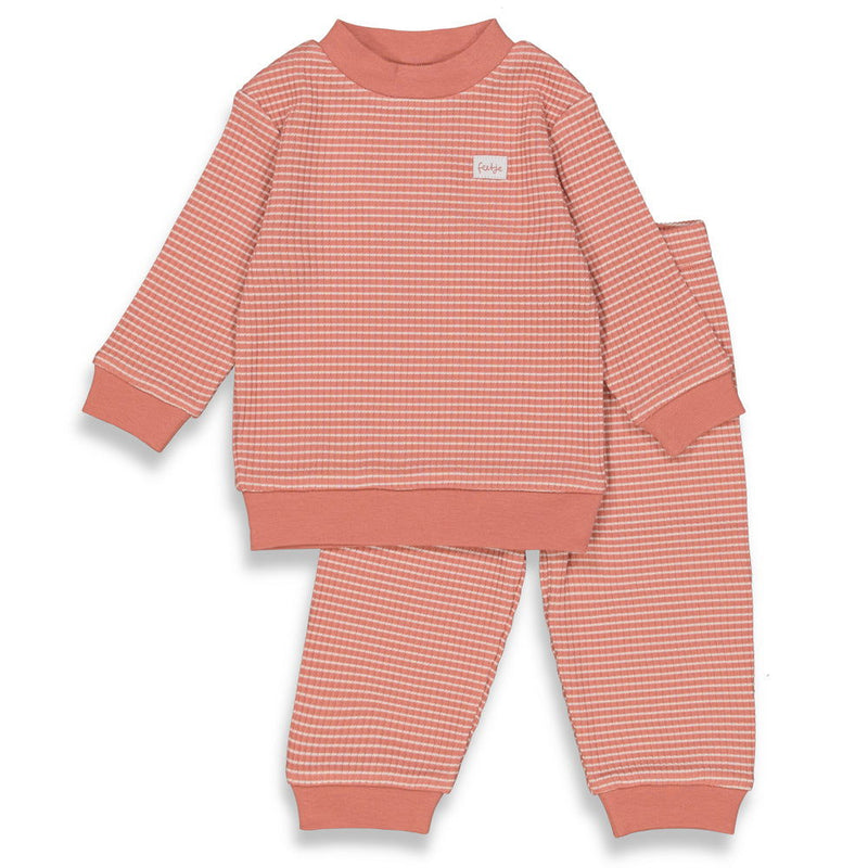 Feetje Pyjama wafel - Autumn Special - Bubbles & Bo
