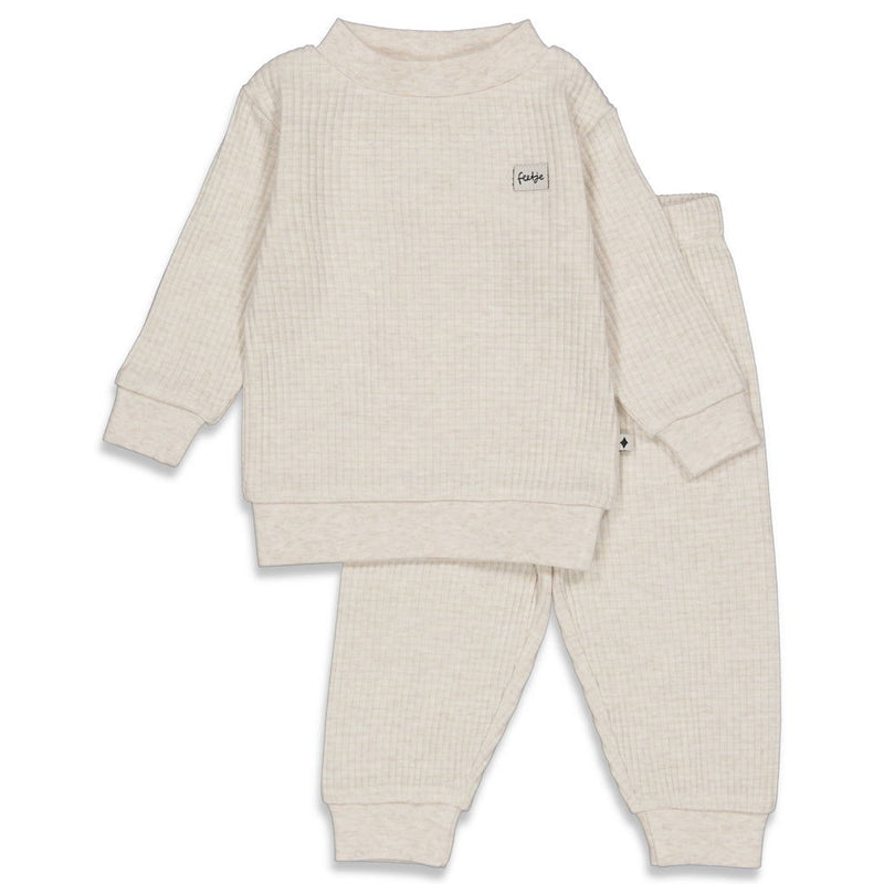 Feetje Pyjama wafel - Family Edition - Bubbles & Bo