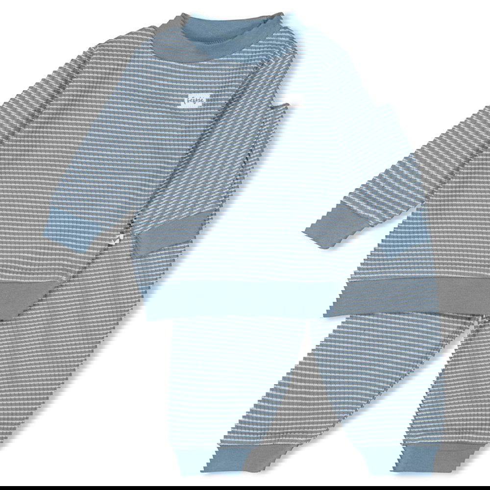 Feetje Pyjama wafel - IJsblauw