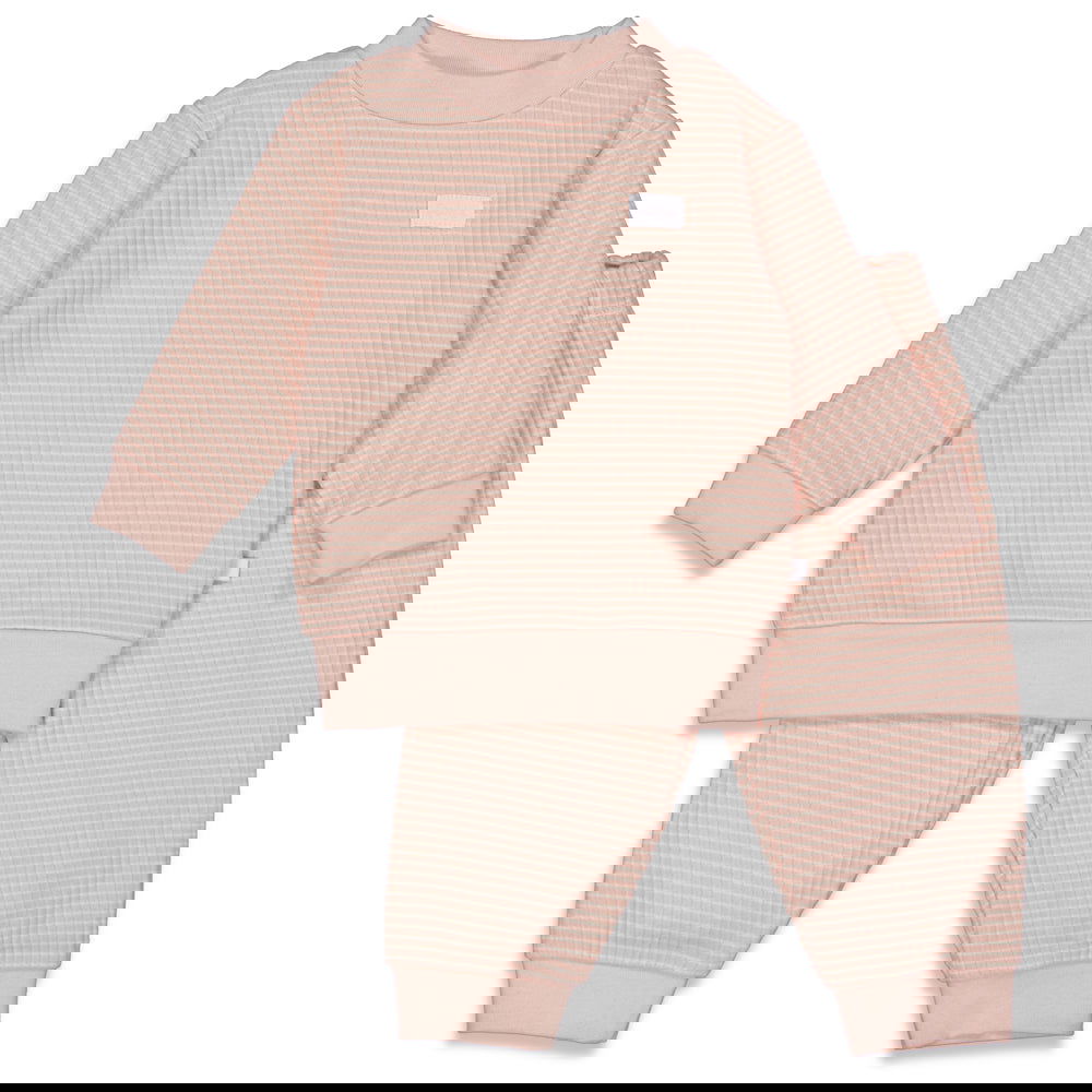 Feetje Pyjama wafel - Old Pink