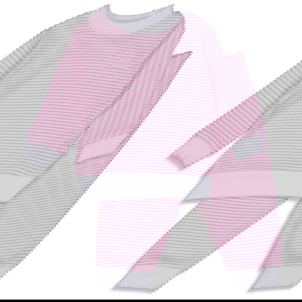 Feetje Pyjama wafel - Roze