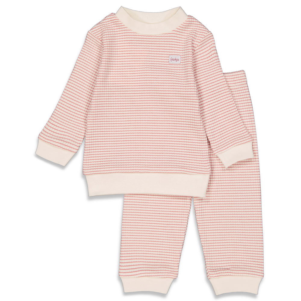 Feetje Pyjama wafel - Summer Special Brique baby