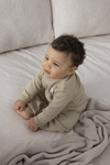 Feetje Pyjama wafel - Summer Special Olijf baby - Bubbles & Bo