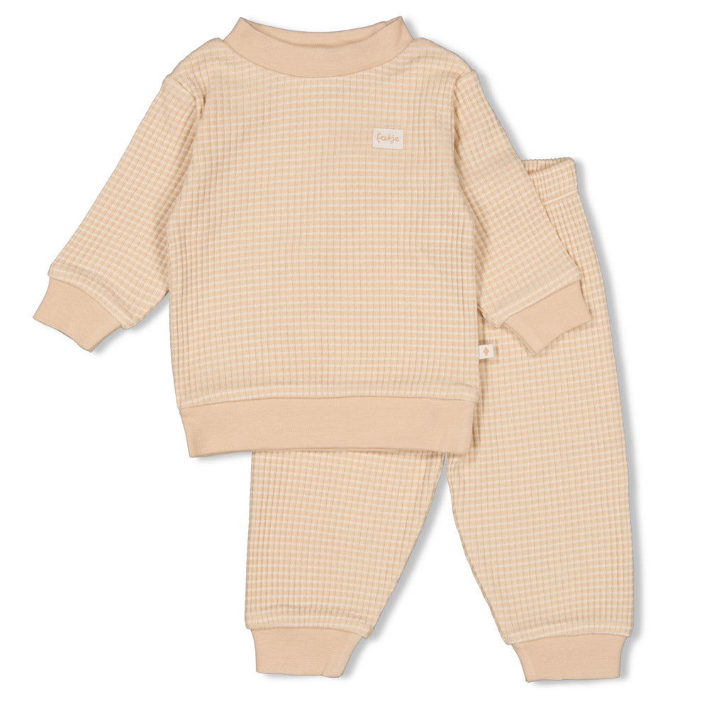Feetje Pyjama wafel - Summer Special Sand