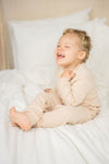Feetje Pyjama wafel - Summer Special Sand - Bubbles & Bo