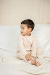Feetje Pyjama wafel - Summer Special Sand - Bubbles & Bo