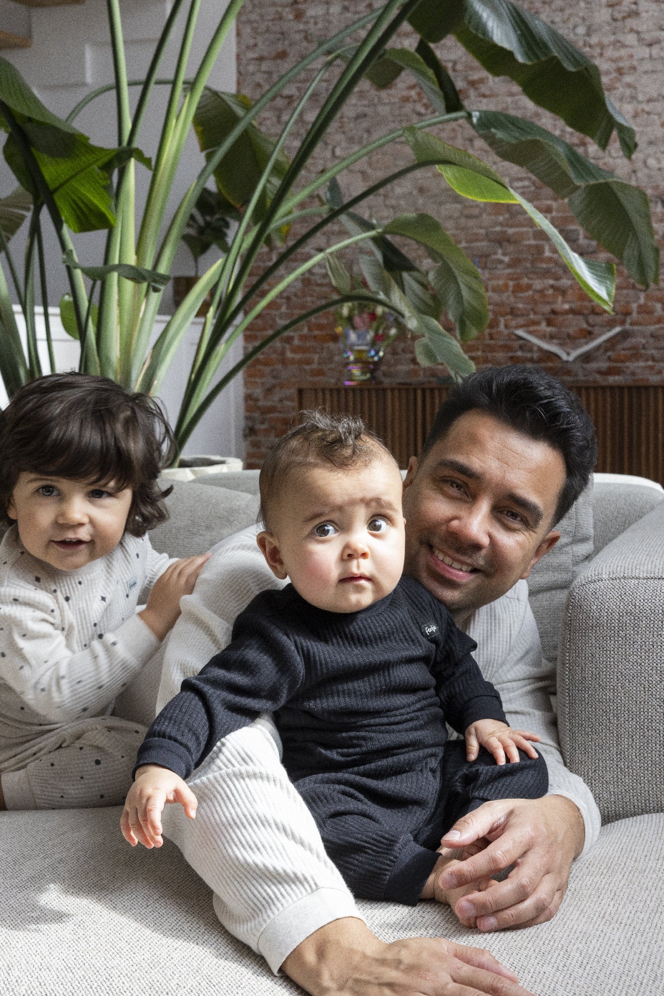 Feetje Pyjama wafel AOP - Family Edition - Bubbles & Bo