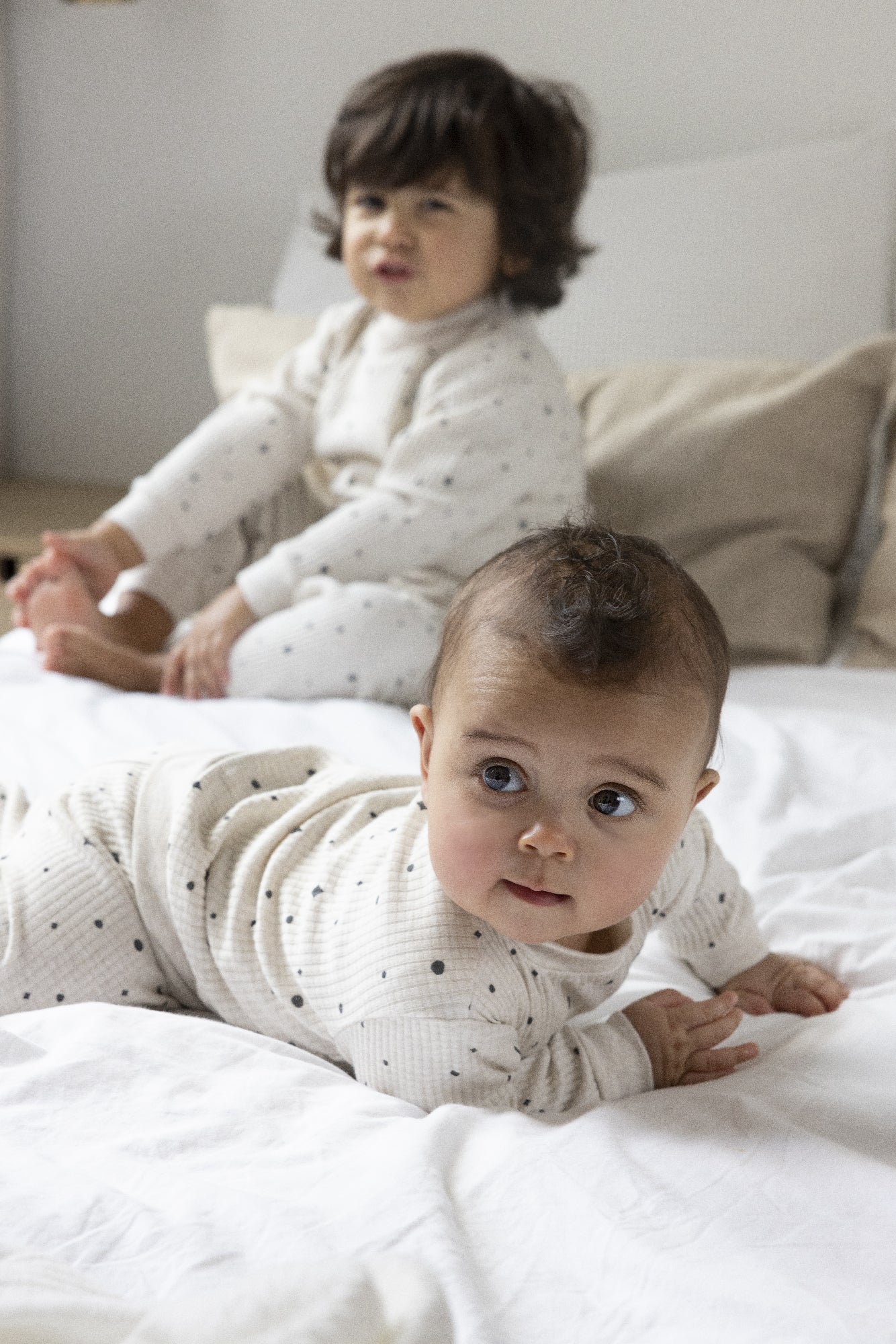 Feetje Pyjama wafel AOP - Family Edition - Bubbles & Bo